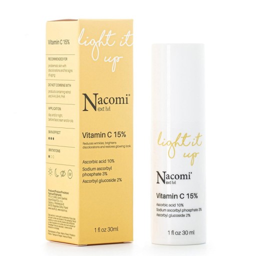 NACOMI SERUM Z WITAMINĄ C 15% ROZŚWIETLA