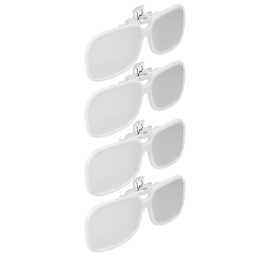 4 szt. Okulary do zaćmienia słońca Plastikowy