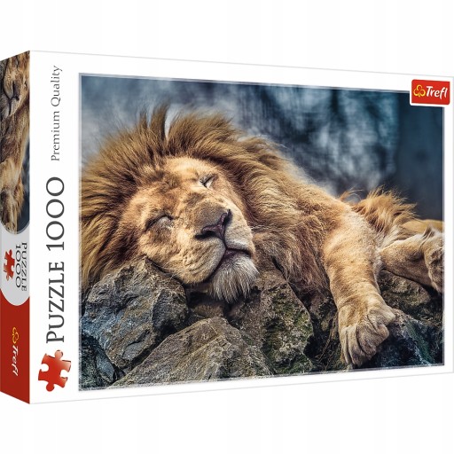 PUZZLE 1000 ELEMENTÓW ŚPIĄCY LEW TREFL