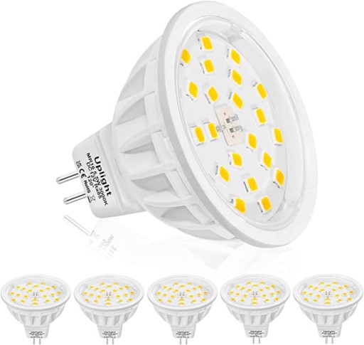 Uplight żarówka LED 5,5 W, MR16,3000 K, zamiennik