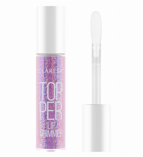 Claresa Błyszczyk Topper Lip shimmer 01 blink pink