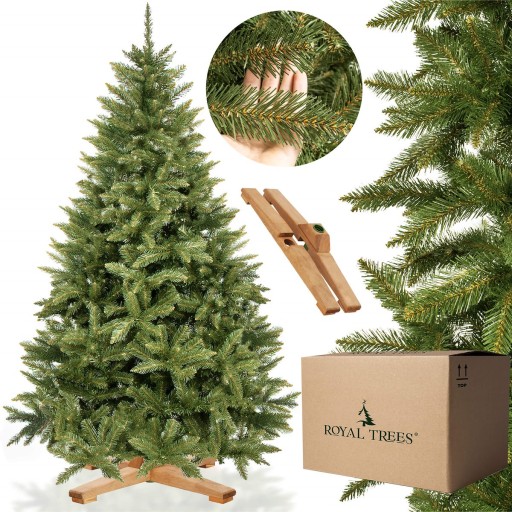 CHOINKA SZTUCZNA ŚWIERK KAUKASKI ROYAL TREES PREMIUM 180 cm GĘSTA PIĘKNA