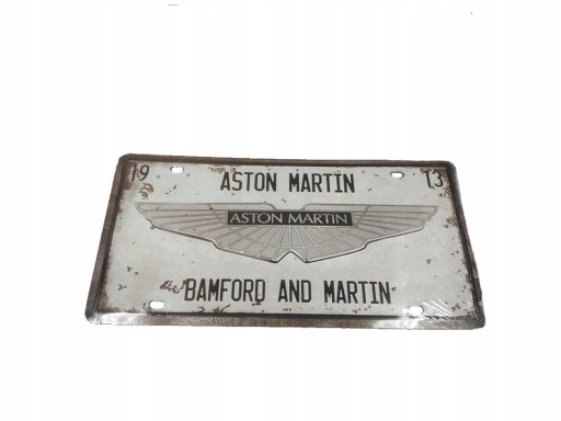 Tablica Blacha Aston Martin Logo Ozdobna