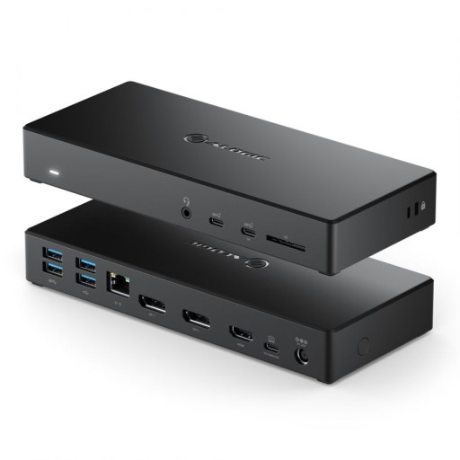 Stacja dokująca ALOGIC 3 monitory 4K DP HDMI USB-C