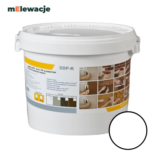 Klej do deski elewacyjnej klinkier 20 kg biały