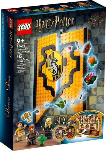 KLOCKI LEGO HARRY POTTER 76412 FLAGA HUFFLEPUFFU + GRATIS KATALOG