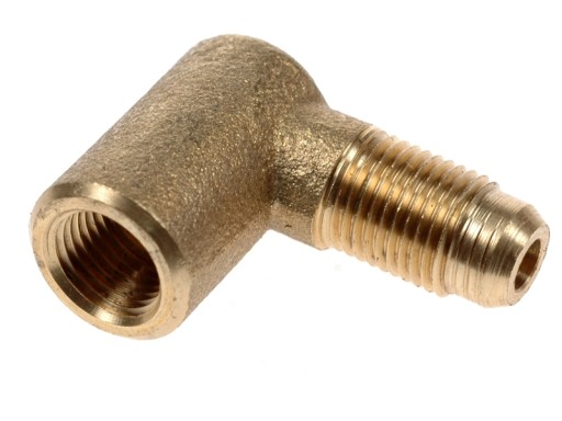 Kolano gazu M10x1 średnica 6 mm