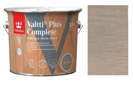 Tikkurila Valtti PLUS Complete 2,5L ASH GREY