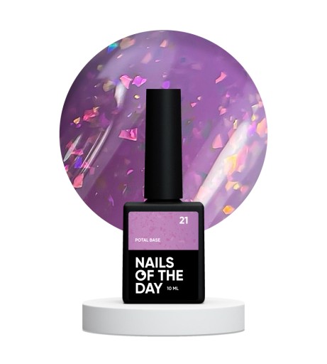 Baza hybrydowa NAILSOFTHEDAY Potal base 21, 10 ml