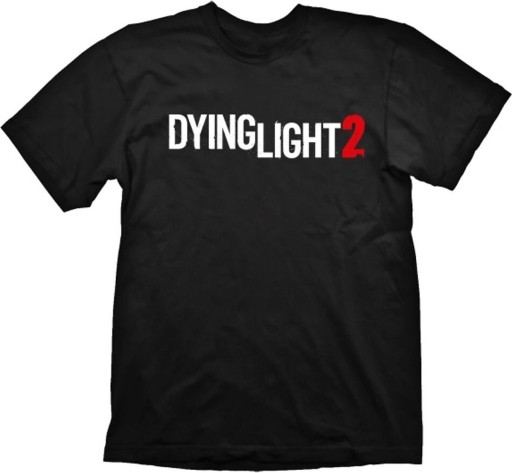 KOSZULKA DYING LIGHT 2 CZARNA MOTYW NAPIS NOWA XL