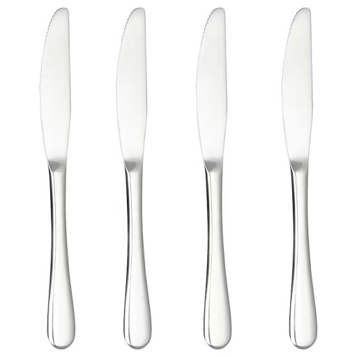 IKEA MARTORP sztućce - nóż noże 22cm 4szt