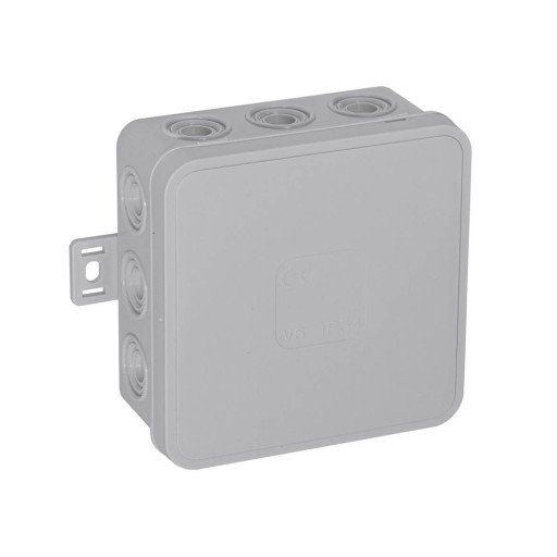 Puszka natynkowa hermetyczna IP54 85x85x41 szara
