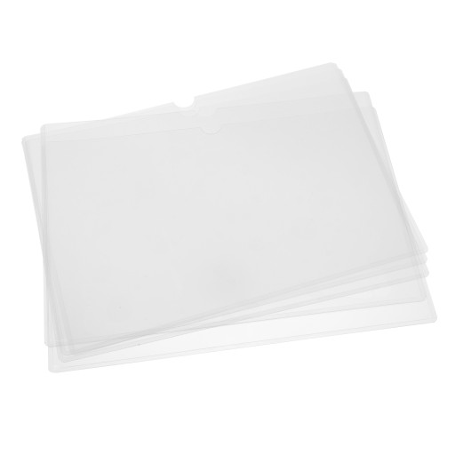 TECZKA PAPIEROWA ROZMIAR LISTOWY TECZKI Z PRZEZROCZYSTYMI RĘKAWAMI PCV