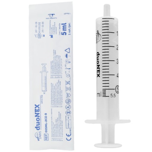 Strzykawka iniekcyjna 5 ml 1 szt.