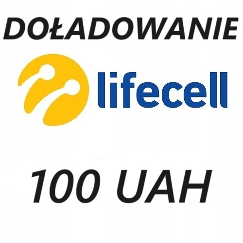 Doładowanie Lifecell Ukraina 100 UAH hrywien