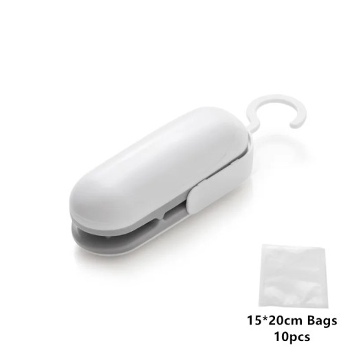 Szary styl Mini zgrzewarka próżniowa USB, przenośna, ręczna