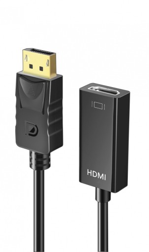 Adapter DisplayPort (M) -> HDMI (F) 4K IBOX IADP4K