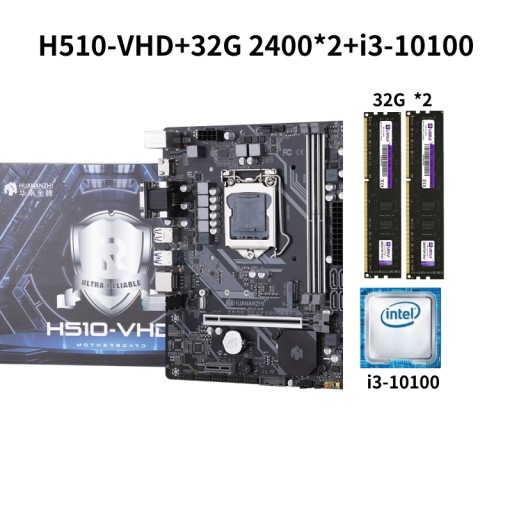 Płyta główna HUANANZHI H510-VHD DDR4 64G+i3-1