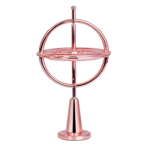 Educational Zinc Alloy Finger Gyroscope Rose Gold
