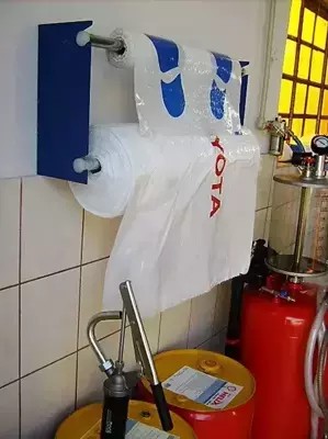 Pokrowce foliowe na fotele BIAŁE - 50 szt. rolka