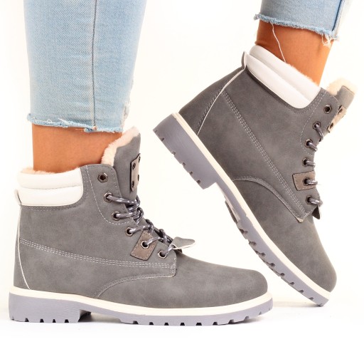 BUTY ZIMOWE OCIEPLANE TRAPERY BOTKI TIMBERKI