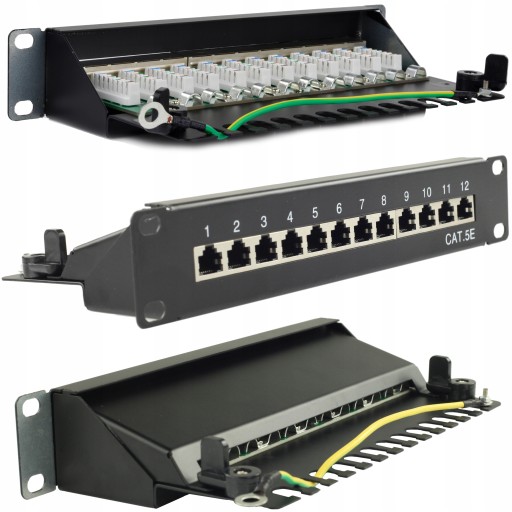 NEKU Patch panel patchpanel RACK 10'' 5e 12p FTP