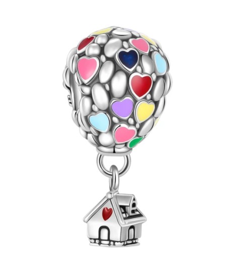 CHARMS ZAWIESZKA OZDOBA KORALIK BALON DOMEK BIŻU