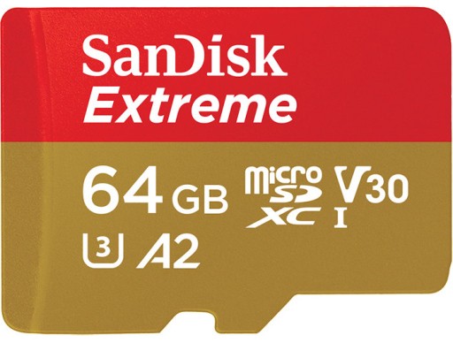 Karta pamięci micro SD SANDISK EXTREME 64GB 170/80 V3