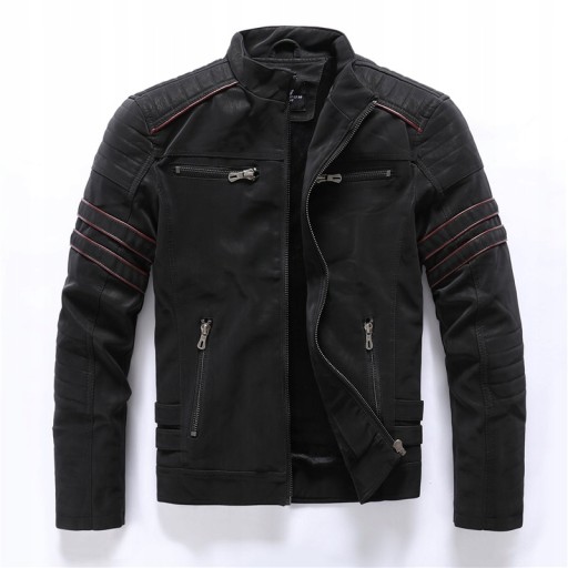 Kurtka Męska Skórzana 8809A L~4XL