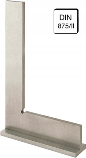 Kątownik ślusarski ze stopką 75x50mm stal specjalna DIN 875/II Forum