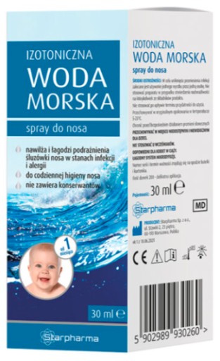 Izotoniczna woda morska spray Starpharma 30 ml