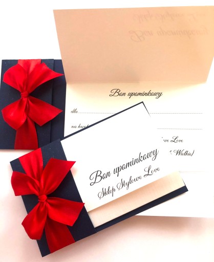 BONY UPOMINKOWE voucher BON karta podarunkowa +KOP