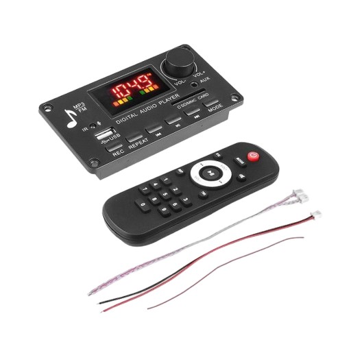 Moduł audio 12V USB TF USB Radio samochodowe FM z