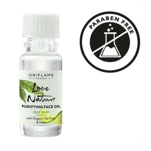 ORIFLAME Oczyszczający olejek Love Nature z organicznym drzewem herbacianym