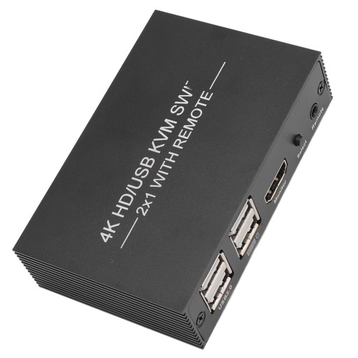 PRZEŁĄCZNIK KVM HDMI SWITCH 4XUSB 2 KABL USB