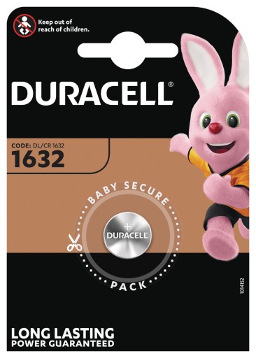 Bateria DURACELL CR1632 DL1632 Lithium 3V