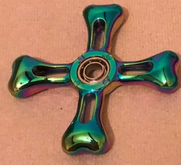 Spinner metaliczny wielokolorowy