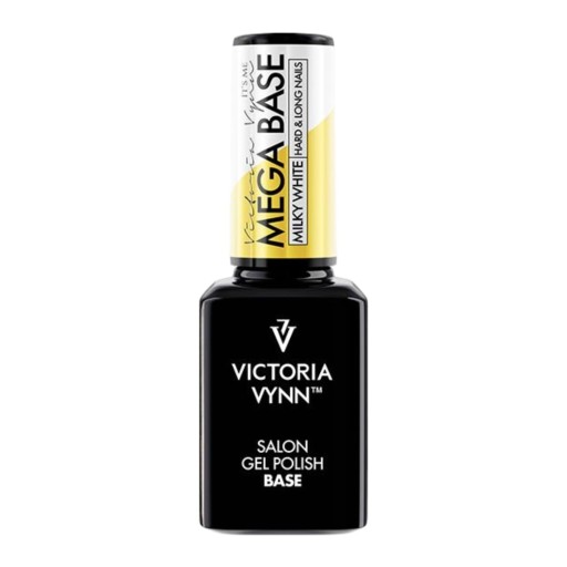 Mega Base Hard&Long Nails Wielofunkcyjna Baza Hybrydowa Milky White 15ml Vi