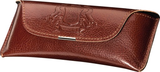 Etui na okulary Albinex Royal Case 90.010-3 SKÓRA NATURALNA