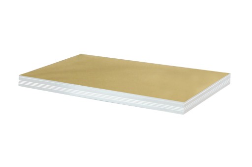 Biała półka 100x30 regał metalowy Helios 275
