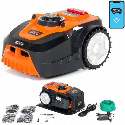 ROBOT KOSZĄCY NAC RLM1000-DY KOSIARKA AUTOMATYCZNA SZEROKOŚĆ KOSZENIA 18CM
