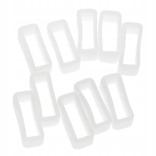 2x10Pcs Rubber Replacement Keeper Loops 2 Pcs