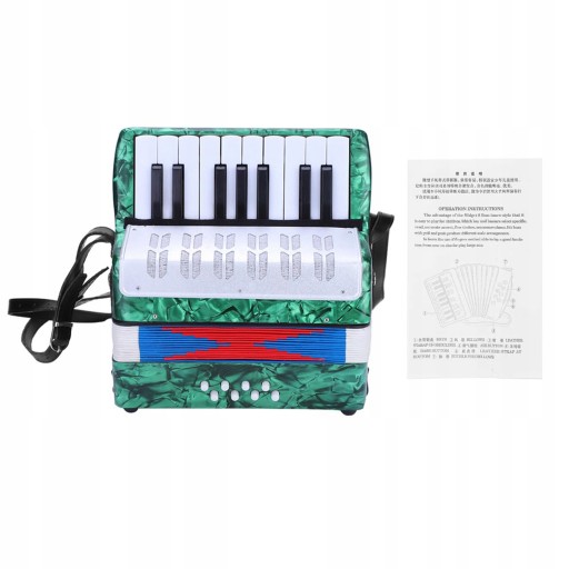 17 Key 8 Bass Piano Akordeon Instrument muzyczny