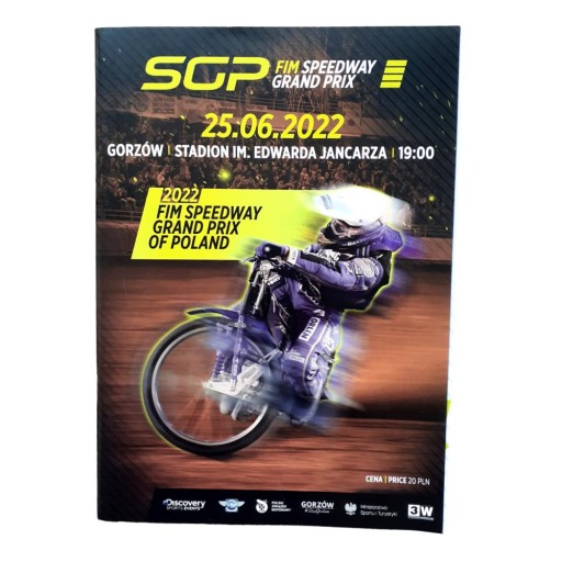 PROGRAM FIM SPEEDWAY GRAND PRIX GORZÓW 25.06.2022