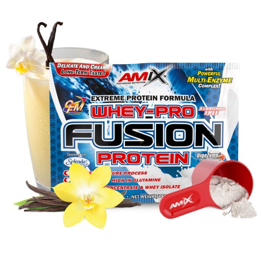 BIAŁKO SERWATKOWE WPC Whey Protein - waniliowe wysoka jakość CFM Amix