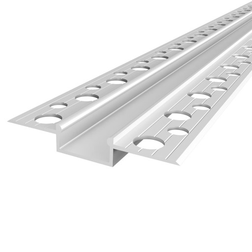Zestaw profil aluminiowy LED do płyt GK anoda 2mb