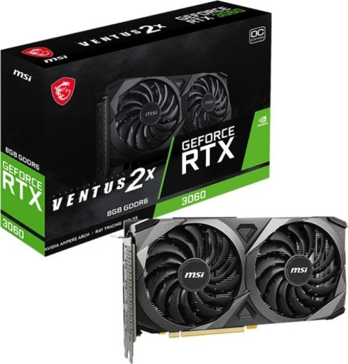 Karta graficzna MSI GeForce RTX 3060 Ventus 2X OC 8GB GDDR6