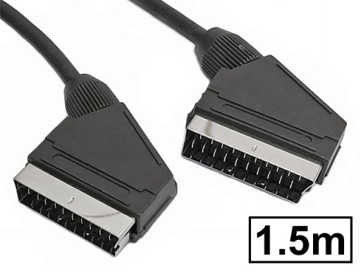 Kabel AV SCART/EURO-SCART/EURO 21P STANDARD 1.5m