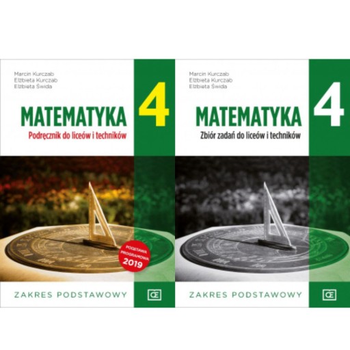 Matematyka 4 PAKIET Podręcznik zbiór zadań Zakres podstawowy PAZDRO