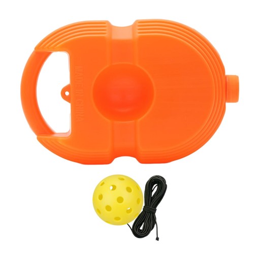 Listwa przypodłogowa Pickleball Trainer z piłką Pickleball wzmacniającą pom